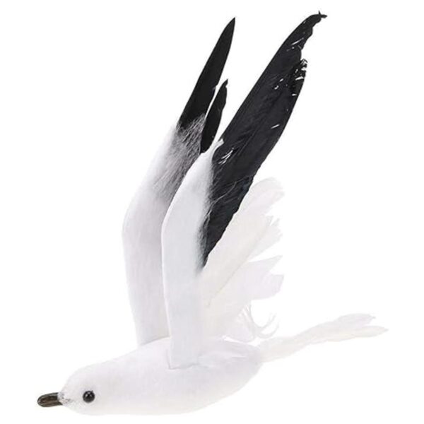 LWINGFLYER Decoración colgante de plumas de gaviota