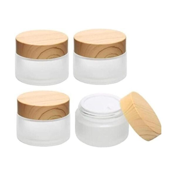 Paquete de 4 frascos de cristal esmerilado de 1 oz para_1