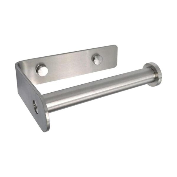 Lofekea Soporte de pared para papel higiénico acero