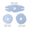 lnndong Molde de silicona de 3 piezas molde de soporte