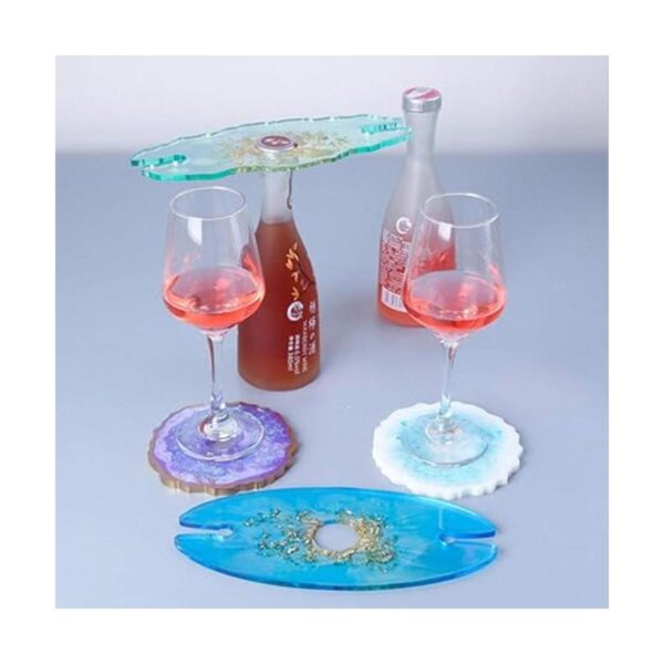 lnndong Molde de silicona de 3 piezas molde de soporte