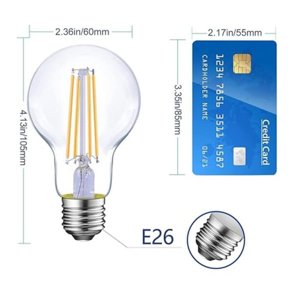 Bombillas LED E26 regulables equivalente a 40 vatios_2