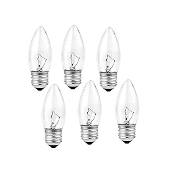 Candelabro incandescente de punta de torpedo de 40 W con_1