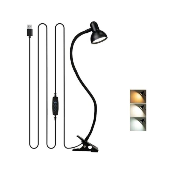 LiFMIRA Luz de lectura con clip de 30006500 K 10 niveles