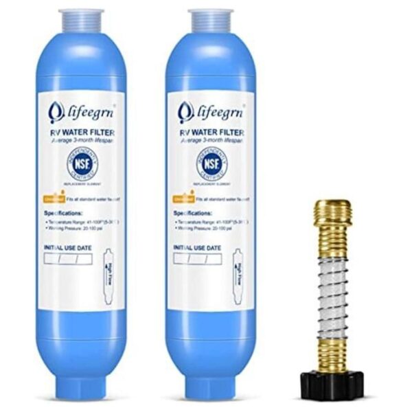 Lifeegrn Filtro de agua para RV con protector de