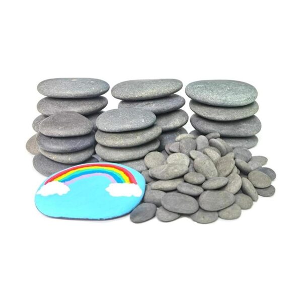 Lifetop 120 rocas de pintura rocas planas y lisas para