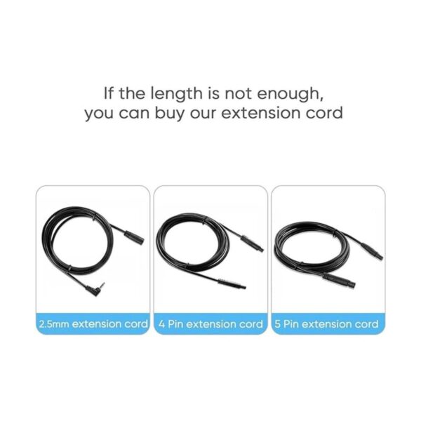 Dash Cam Cable de cámara trasera 23 pies 5 pines a
