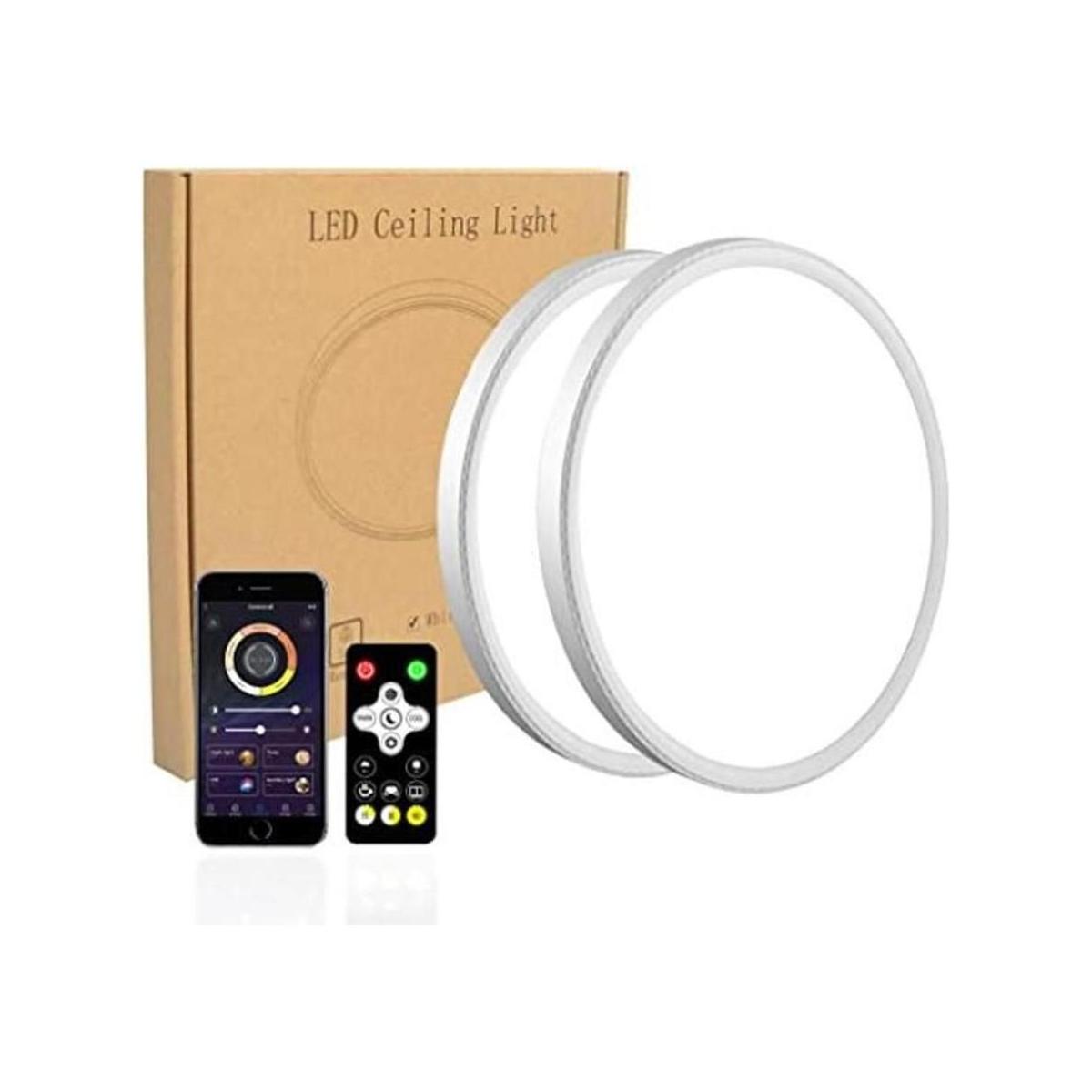 Paquete de 2 luces LED regulables de techo empotradas 12