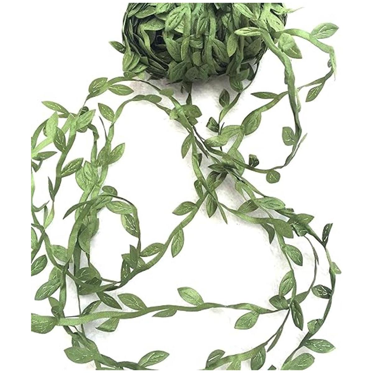 levylisa 21.8 yards Hoja de Olivo Vine cinta bricolaje