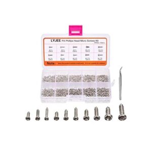 Kit de 1000 piezas de mini tornillos M1 M1.2 M1.4 M1.7_1