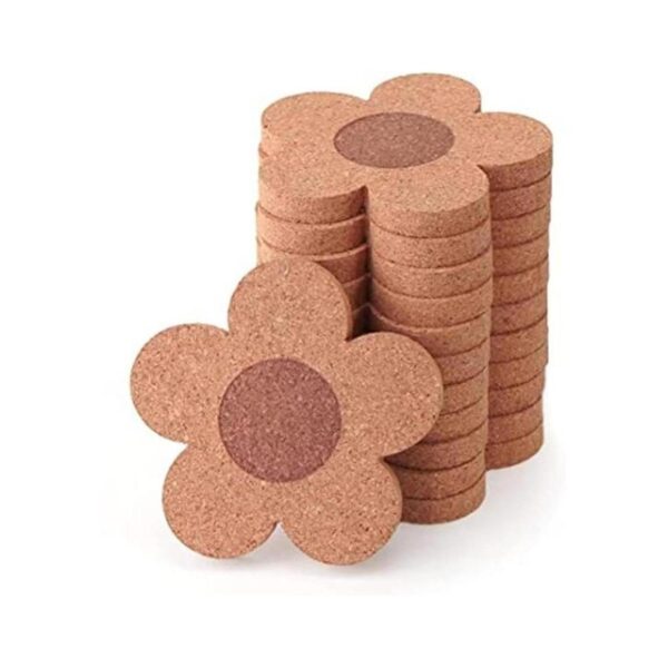 12 posavasos de corcho de 38 pulgadas de grosor para
