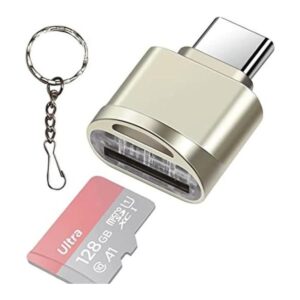 Lector de tarjetas Micro SDTF tipo C con llavero lector_1