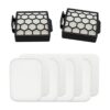 Kit de filtros de espuma y fieltro LICHIFIT HEPA piezas_1