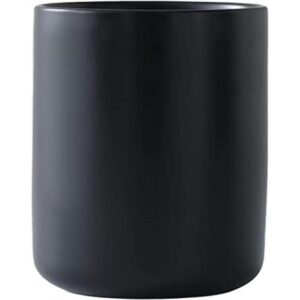 Soporte de utensilios de cocina de cerámica negra para_1