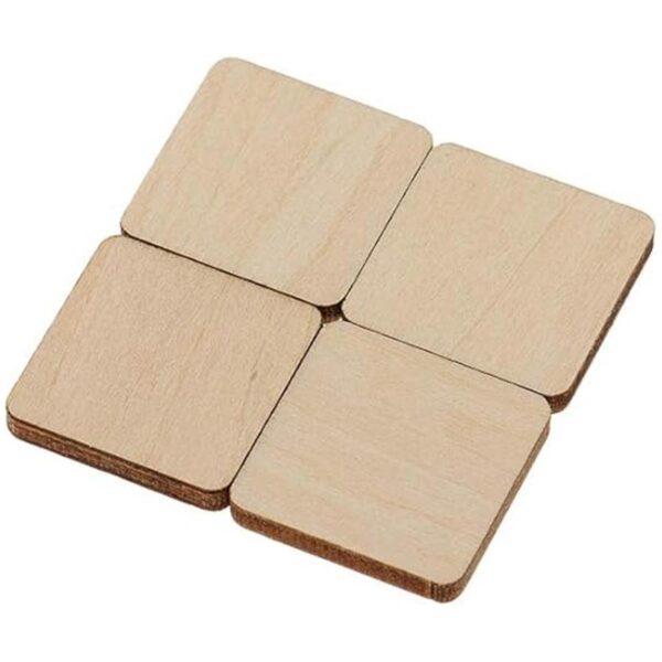 100 piezas de madera sin terminar de 0.8 in x 0.8 in sin_5