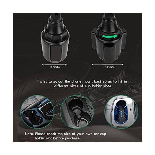 leQuiven Soporte para teléfono de coche compatible con