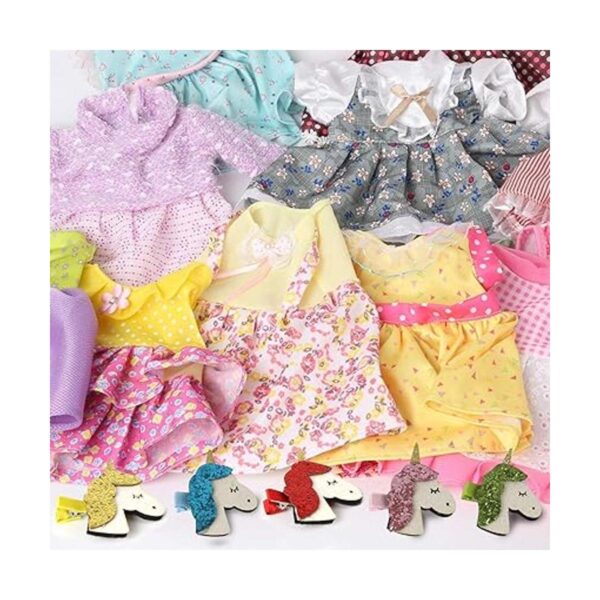 22 piezas de ropa y accesorios para muñecas de bebé vivas_2