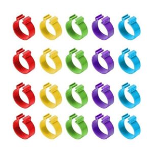 lasenersm 100 anillos de pierna de pollo de 0.787 in_1