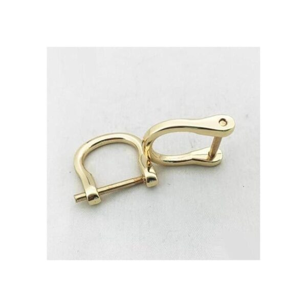 Anillo de metal en D con tornillo en forma de U anillo de_2