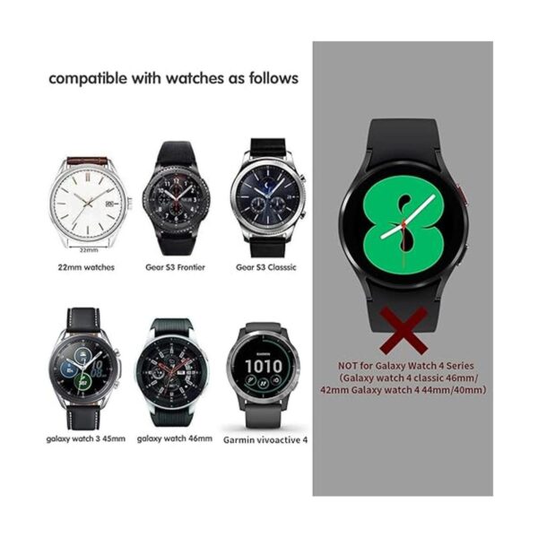 Correas para reloj Galaxy de 1.811 in Gear S3 0.866 in_2