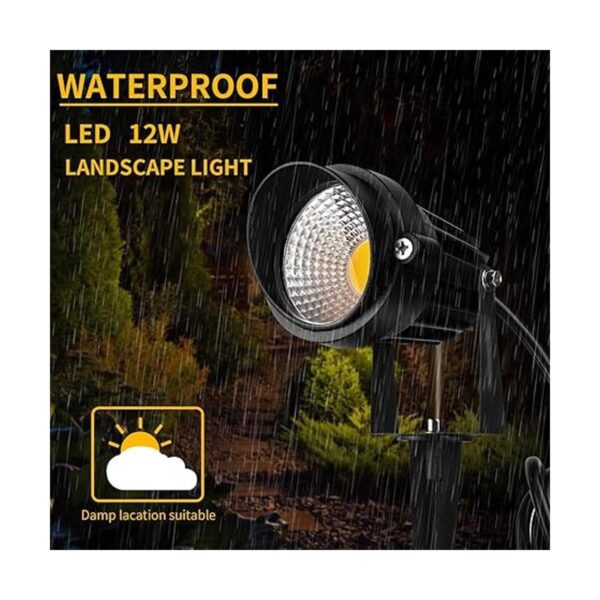 Foco LED de paisaje para exteriores 12 W IP65_4