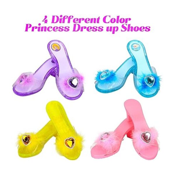 Juego de zapatos de vestir de princesa para niñas juego_3
