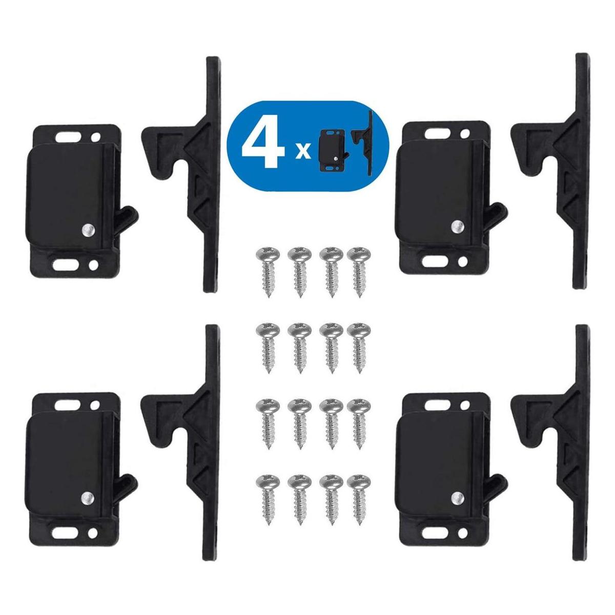 Paquete de 4 agarraderas para puertas de gabinete de 10