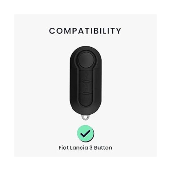 kwmobile Funda de silicona para llavero compatible con la_6