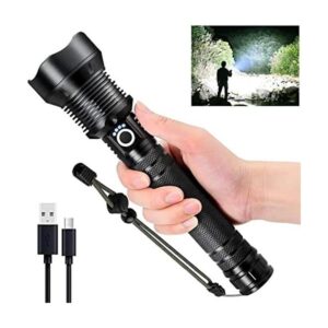 Rechargeable LED Flashlights 100000 High Lumens Super_1
