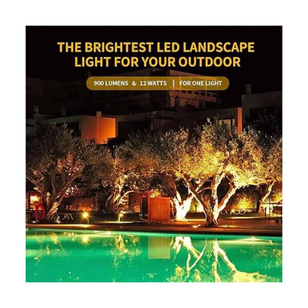 Foco LED de paisaje para exteriores 12 W IP65_5
