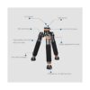 Koolehaoda A3 Mini trípode de mesa con 14 y 38 tornillo_2