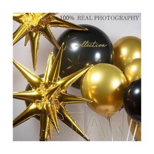 Kit de arco de guirnalda de globos dorados y negros 133_5