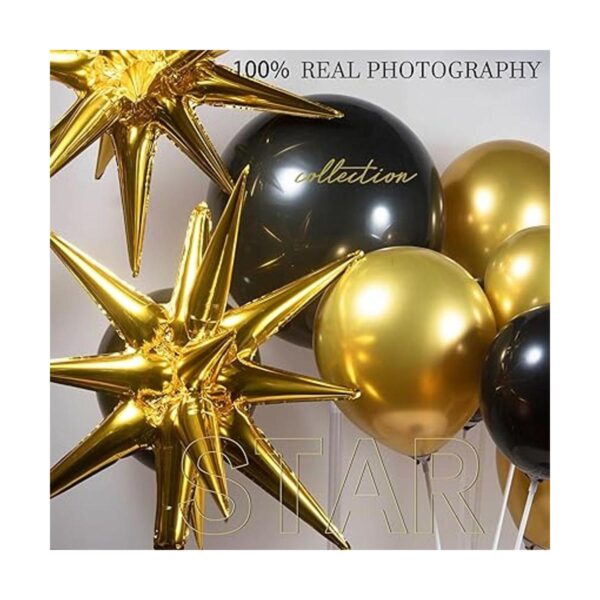 Kit de arco de guirnalda de globos dorados y negros 133_5
