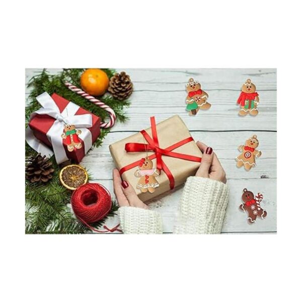12pcs Gingerbread Man Ornaments for Christmas Tree_6