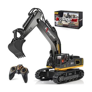 kolegend Juguete de excavadora de control remoto de 16_1