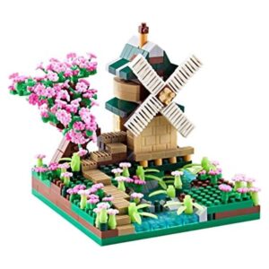 COZYMASS Architecture River Windmill Kit de modelo de_1
