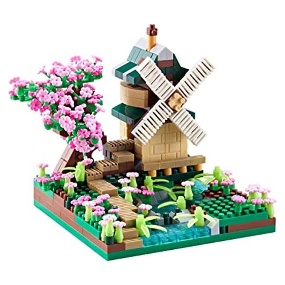 COZYMASS Architecture River Windmill Kit de modelo de