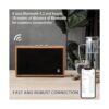 KONEX Altavoz Bluetooth de madera retro altavoz_3