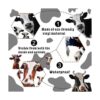KOKOLAP 20 calcomanías divertidas de vaca calcomanías de