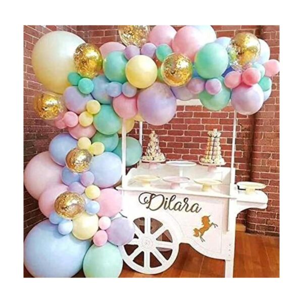 Kit de guirnalda de arco de globos pastel de 5 pulgadas_1