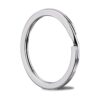 KINGFOREST 200 llaveros planos de 1 pulgada anillos de