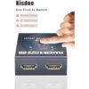Kisdoo Conmutador HDMI de 2 puertos 2 en 1 salida AB_5
