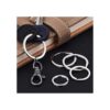 KINGFOREST 200 llaveros planos de 1 pulgada anillos de