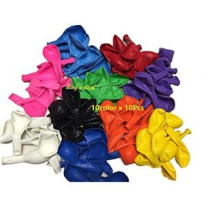 Kings deal globos de látex varios colores 11 pulgadas