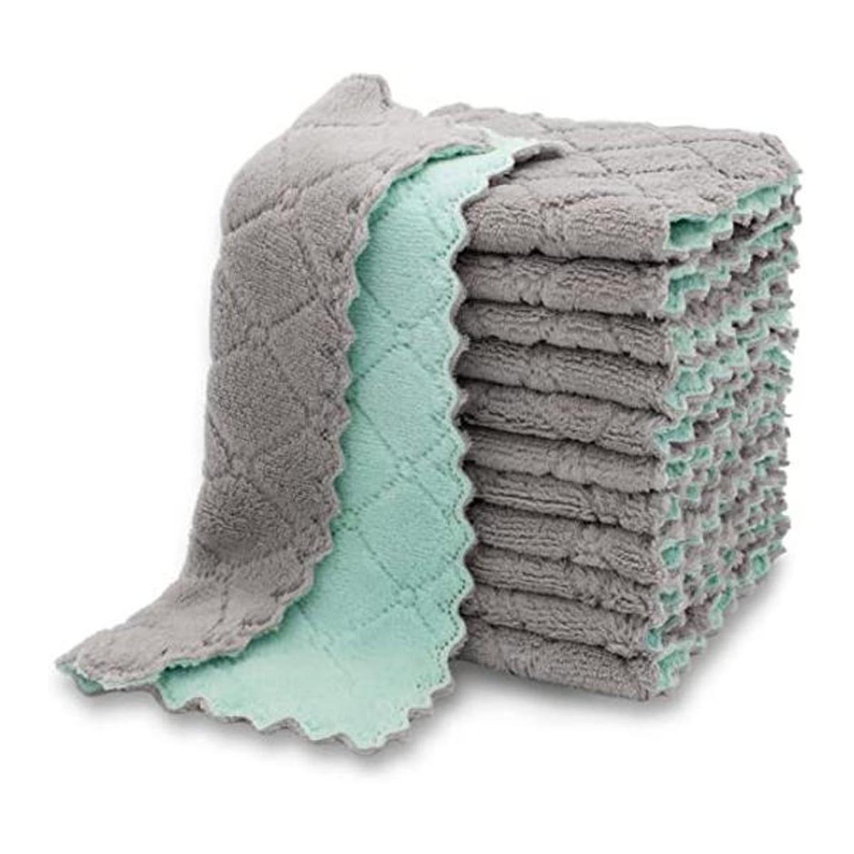 kimteny Paquete de 12 paños de cocina paños de cocina de