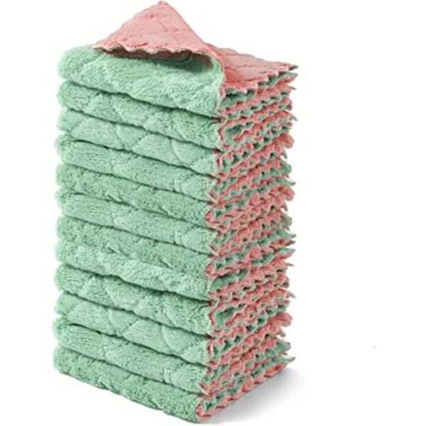 kimteny Paquete de 12 toallas de cocina paños de cocina_1