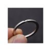 KINGFOREST 200 llaveros planos de 1 pulgada anillos de