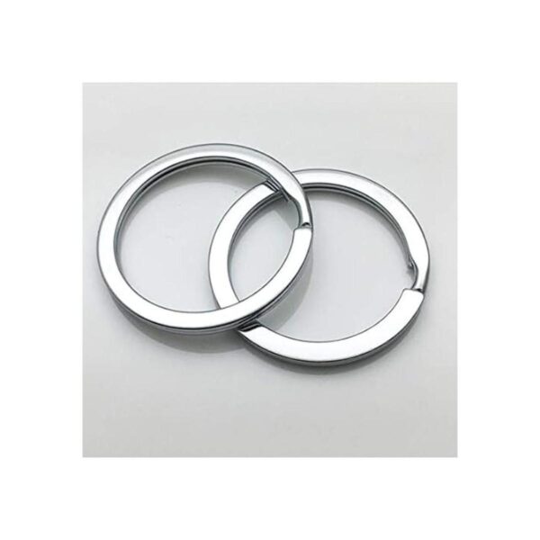 KINGFOREST 200 llaveros planos de 1 pulgada anillos de