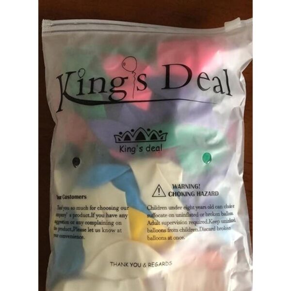 Kings deal globos de látex varios colores 11 pulgadas