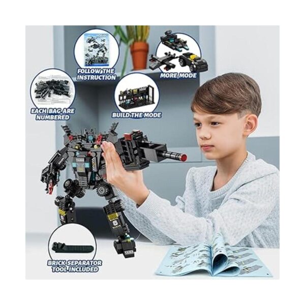 Bloques de construcción de robot STEM 51 en 1 para niños_5
